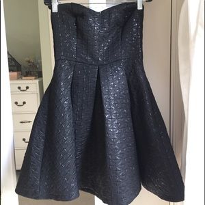 Nordstrom ASTR Extra Small Strapless Black Dress